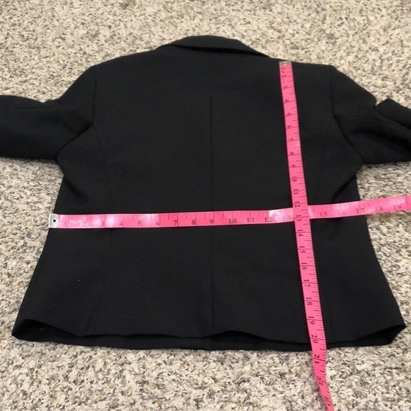 Tahari Blazer Size 4 Black - Picture 10 of 11